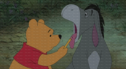 ✶ Winnie the Pooh & Eeyore {by Merishy} ✶ - 無料のアニメーション GIF