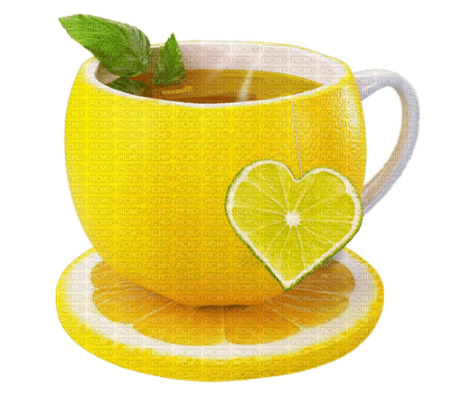 чай с лимоном - 免费PNG