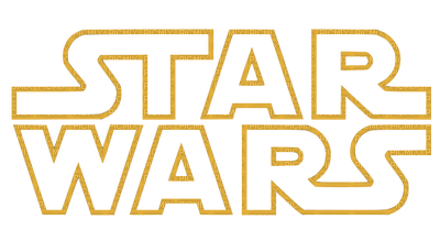 Kaz_Creations Text Logo Star Wars - png gratis