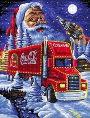 coca cola Santa bp - bezmaksas png
