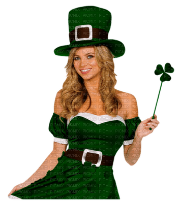 Kaz_Creations  St.Patricks Day  Woman Femme - png gratis