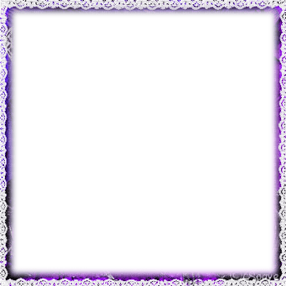 soave frame vintage lace black white purple - png ฟรี