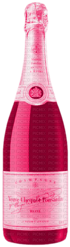 Champagne.Bottle.Pink - ilmainen png