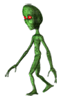 Kaz_Creations Animated Alien - GIF animado grátis