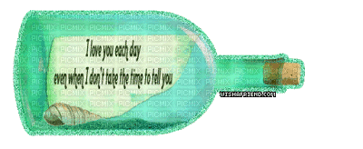 message in bottle bp - Darmowy animowany GIF