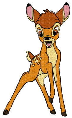 Bambi - Zdarma animovaný GIF
