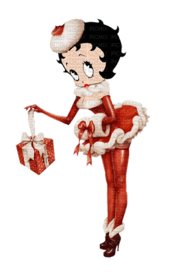 Christmas Betty Boop bp - 免费PNG