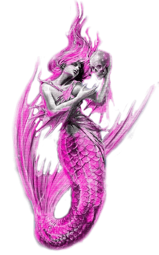 gothic mermaid by nataliplus - gratis png