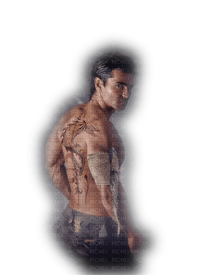 cecily-homme tatoué - Free PNG