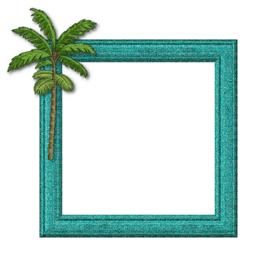 Small Teal Frame - ingyenes png