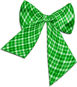 soave deco bow christmas green - 免费PNG