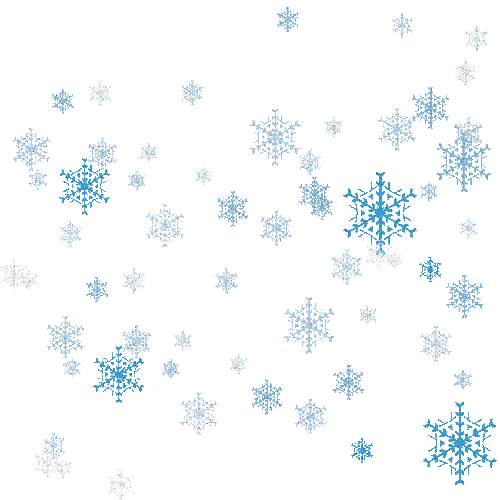 glitter snowflakes - GIF animado gratis