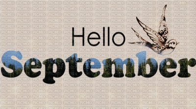 Hello September - GIF เคลื่อนไหวฟรี