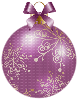 Christmas purple bp - png gratis