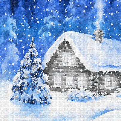 soave background animated vintage winter christmas - GIF animasi gratis