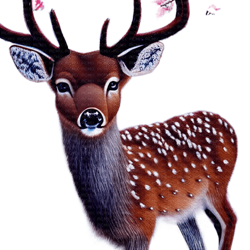 kikkapink winter deer animal - ücretsiz png