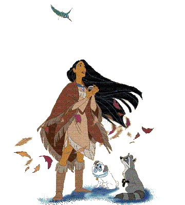 Pocahontas - GIF animate gratis