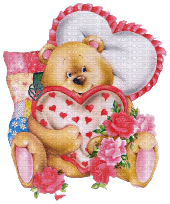 Sweetheart Teddy - Free PNG