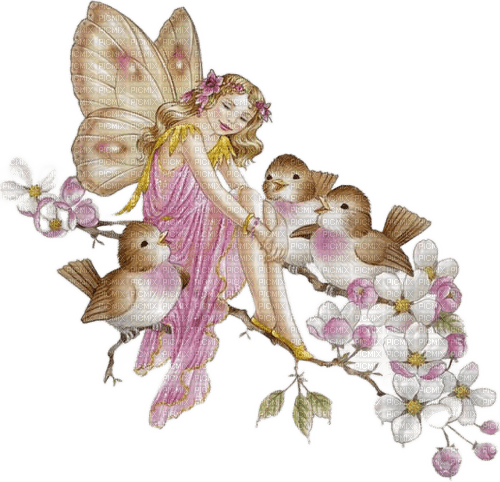 vintage fairy - zadarmo png