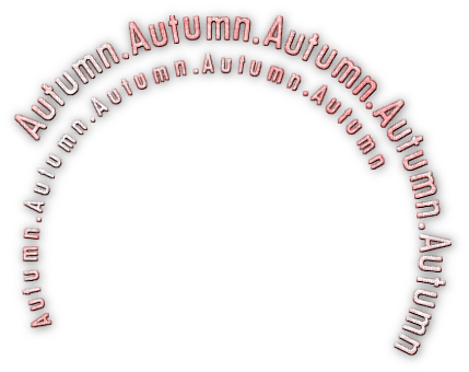 soave text autumn circle pink - δωρεάν png