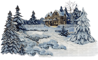 winter landscape - png gratis