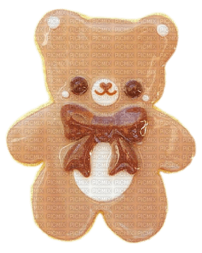 bear cookie - Free PNG
