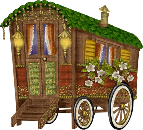 gypsy caravan - darmowe png
