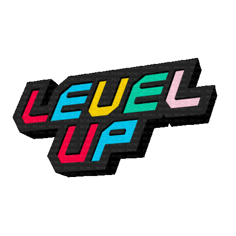 Level Up Game - GIF animé gratuit