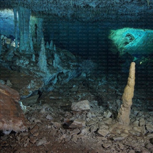 underwater cave background - nemokama png