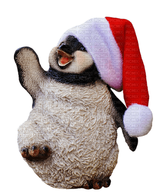 Santa Penguin - ingyenes png