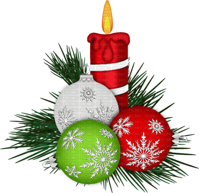 Bougie Joyeux Noël - фрее пнг