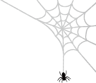 Spooky Spider Web - Free animated GIF