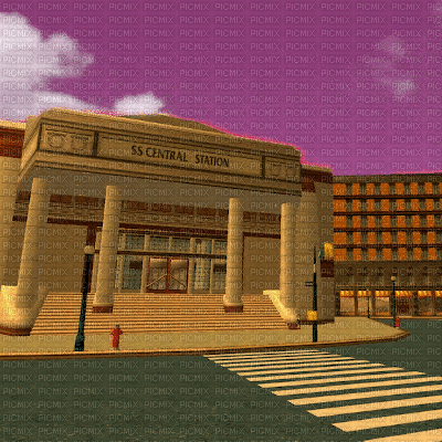 Station Square Background - Free animated GIF