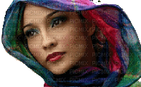 ani--kvinna--woman--ansikte--face - Gratis animeret GIF