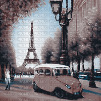kikkapink paris car animated background - Бесплатни анимирани ГИФ