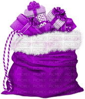 Bag.Presents.Gifts.White.Purple - png gratis