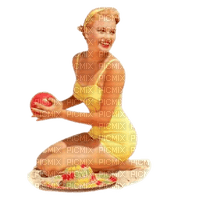 woman  pin up vintage summer - ilmainen png