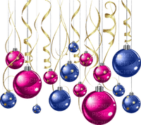 christmas balls deco boules de noel - PNG gratuit