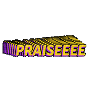 praise-flashing-font - Ücretsiz animasyonlu GIF