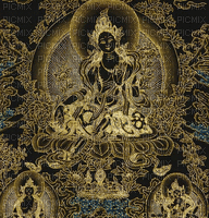 Rena Fantasy Glitter Hintergrund Buddha - Бесплатный анимированный гифка