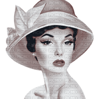 kikkapink vintage woman fashion hat - Free PNG