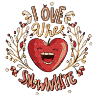 love the snowwhite - png grátis