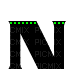 Kaz_Creations Alphabets Green  Letter N - Безплатен анимиран GIF