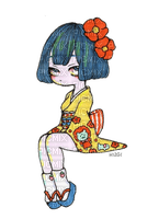 Anime kimono ❤️ elizamio - darmowe png