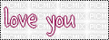love you - Bezmaksas animēts GIF