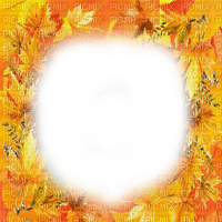 autumn leaves frame automne cadre feuilles - безплатен png