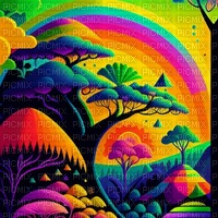 Rainbow Nature - 無料png