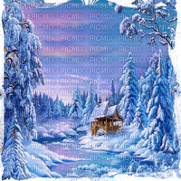 winter landscape paysage hiver - gratis png