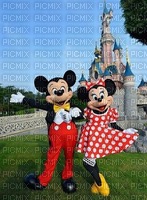 image encre couleur Minnie Mickey Disney anniversaire dessin texture effet edited by me - фрее пнг
