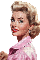 vintage retro pin-up woman milla1959 - Безплатен анимиран GIF
